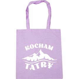 Hippowarehouse Kocham Tatry Tote Shopping Gym Beach Bag 42cm x38cm, 10 litres
