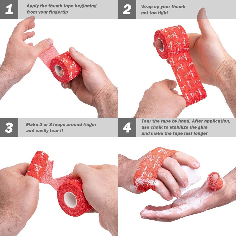WARM BODY COLD MIND 2" Premium Lifting Thumb Tape for
