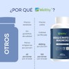 Wellthy Bisglicinato Magnesio 400 Cápsulas 432mg 100 Natural Alta Absorción