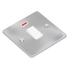Wall Plate Switch 1‑Gang Light Switch Cover Plate with Indicator
