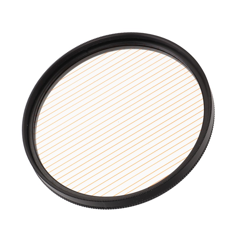 Gold Streak Digital Camera Lens Filter Antiscratch Optical Glass Aluminum