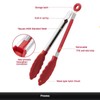 Food Tongs for BBQ & Kitchen – High-Temperature Resistant Nylon