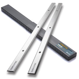 POWERTEC 12-1/2 Inch Planer Blades for Craftsman CMEW320 21758, Wen PL1252 6550, Delta 22-560 22-565 TP305 TP400LS, Porter Cable PC305TP, Grizzly G0663, POWERTEC PL1252 Planer, Set of 2 (12803V)