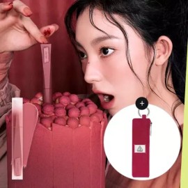 3ce 벨벳 립 틴트 플러쉬+벨벳 파우치 키링 Velvet Lip Tint Flush + Velvet Pouch Keyring [[0001]SPEAK UP]