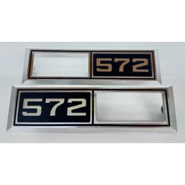 Knies Machine 1968 Chevelle Impala Nova '572' Emblem Marker Light Bezel Front Fender Billet