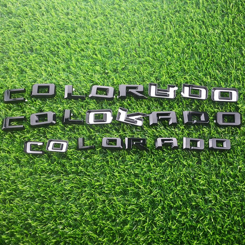 Overlay Emblem 3D Letter Side Door Rear Tailgate Badge Nameplate