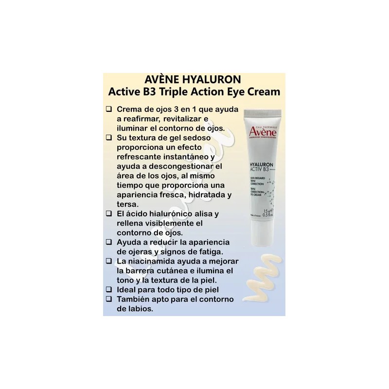 Avne Hyaluron Activ B3 Plumping Sérum Crema Ojos 3015ml