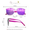 Sumato Pink Sunglasses Womens, Oversized Sunglasses for Women with Trendy