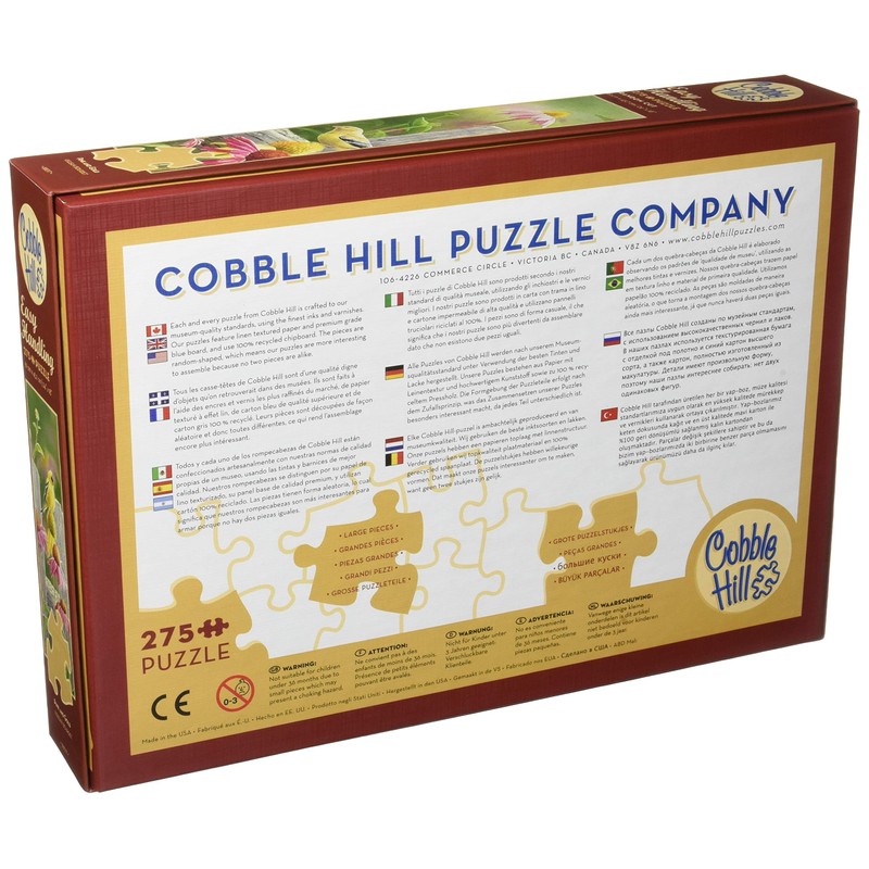 Cobblehill Puzzles XL 275 pc Pink and Gold