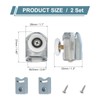uxcell 23 mm Shower Door Rollers, Single Shower Door Runners