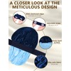 SUTIYO Satin Bonnet for Sleeping, Double Layer Silk Bonnet for
