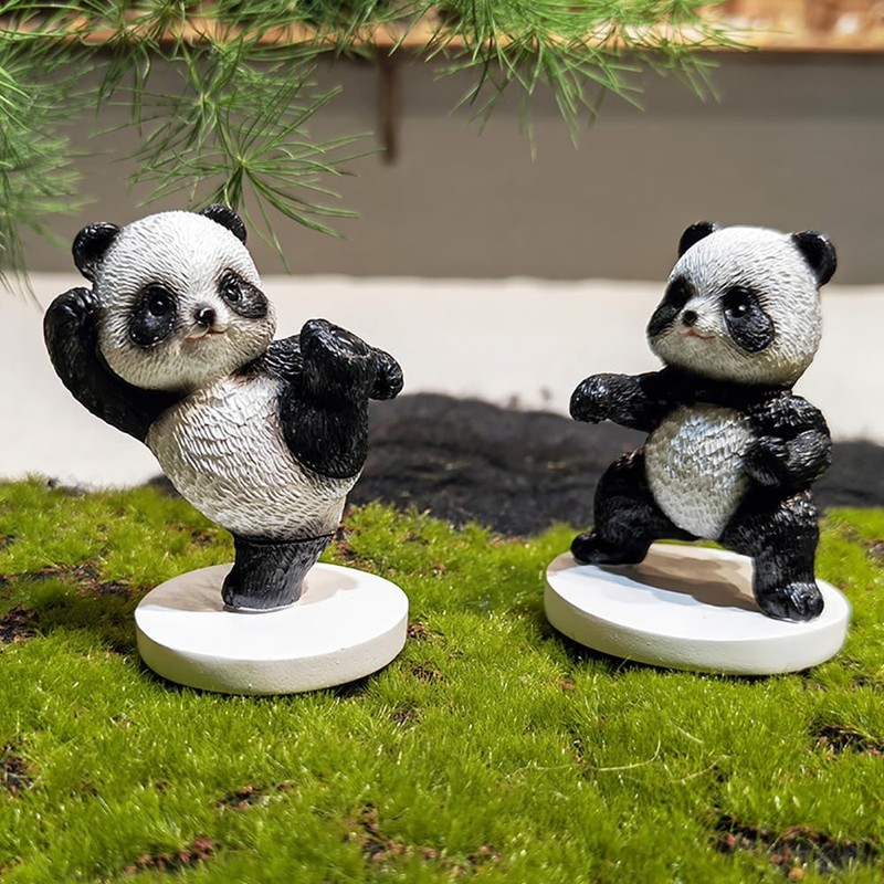 Gemmia Miniature Fairy Garden Panda Figure Panda Dian Dian