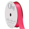 Berwick Offray 264584 5/8" Wide Single Face Satin Ribbon, Shocking
