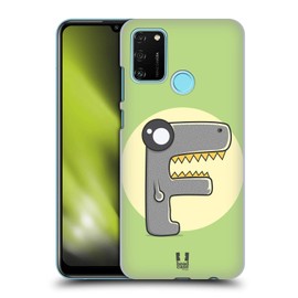 Head Case Designs Yellow Tooth F Alphabet Monster Hard Back Case Compatible With Honor 9A