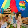 PCFING 20 Inch Number 8 Piñata Rainbow with 30 Inch