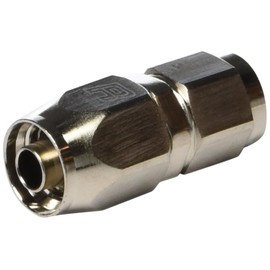 Edelbrock 610021 Endura Anodized Aluminum -6AN Straight Hose End