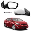 Dasbecan Right Side Mirror Compatible With 2011-2013 Hyundai Elantra DIY