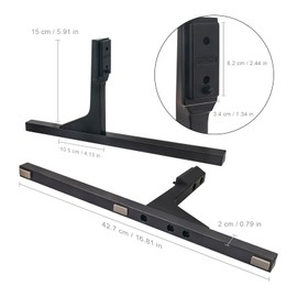 AIDITIYMI TV Base Stand, TV Stand Legs Replacement Compatible with Hisense 75A7N 85U8H 85E5N PRO 75/85 Inch Class A7/U8/U8H Series LCD LED Mini-LED ULED UHD HDR WCG QLED 4K Smart Google TV 2024 Model