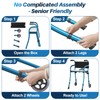 Walkers for Seniors with Seat, Lightweight Folding Space Saver Mobility
