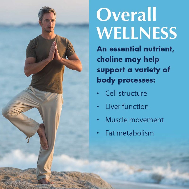 KAL Choline Tablets, 250 mg, 100 Count