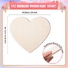 AWIZOM 3 Pcs 16 Inch Unfinished Wooden Hearts for Crafts