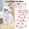 Pet Clothes for Small Dogs Cats Summer Sweater Heart Printed