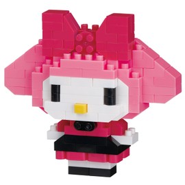 Kawada NBCC_229 Nanoblock My Melody Dress Up NBCC_229 1.1 x 4.1 inches (3 x 10.5 x 18 cm), For Ages 12 and Up Interior Hobby