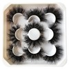 Pooplunch Puflunch False Eyelashes 25MM Volume Dramatic Mink 5 Pairs