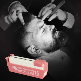 Feather Artist Club ProSoft Guard Razor Blades - 5 Pack of 15 - Single Straight Edge Razor Blade with Guard Refills for Shaving - For Men, Women, & Barbers