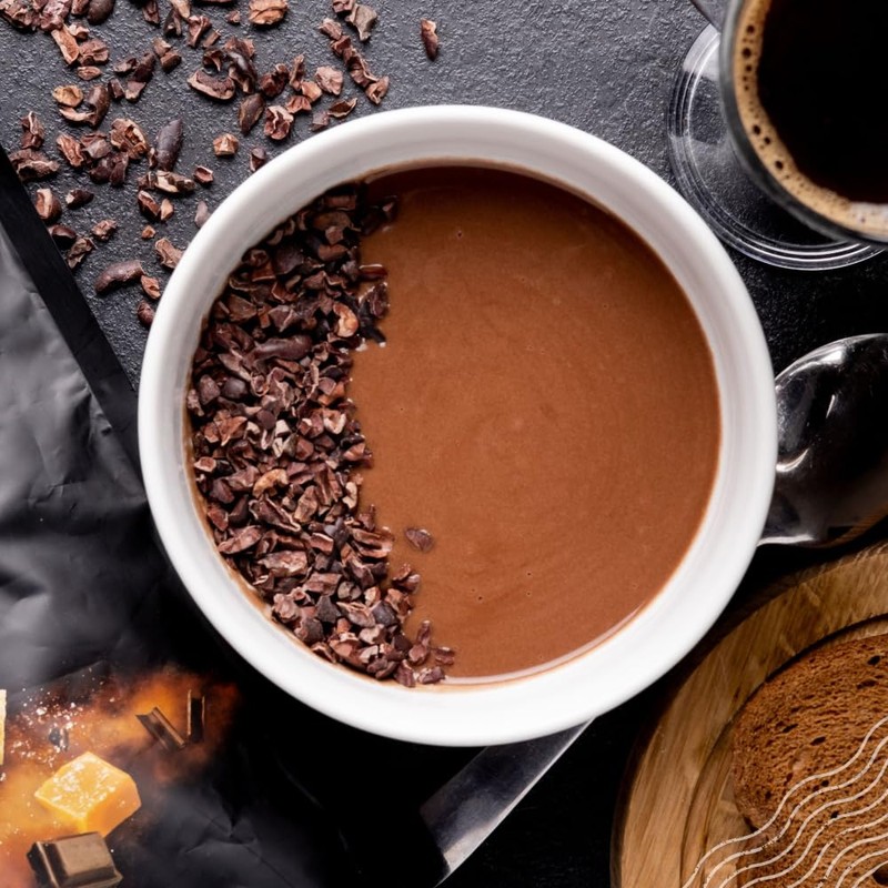 NaturaleBio Organic Raw Cacao Nibs 1 lb. Natural and Pure.