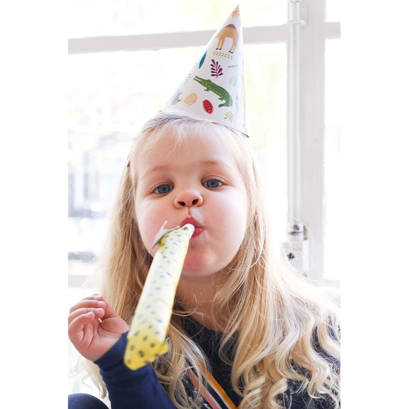 Folat 68329 Cappelli Carta Zoo Party - 6 pezzi