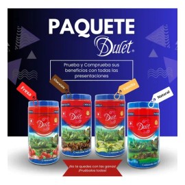 Paquete Dulet - Lactosuero Suizo Dulet 100% Natural