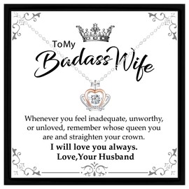 Gift For Wife Necklace Gift From Husband With Heartfelt Message Necklace For Women Necklace For Wife From Husband Soulmate Gift For Her Birthday Gifts For Wife Birthday Gift Ideas