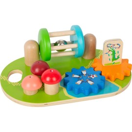 Small Foot Tavoletta di motricità Parco dei divertimenti, in Legno per Bambini, Design colorato, 12289