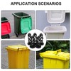 HOMSFOU Pack of 5 Rubbish Bin Locking Lids for Wheelie