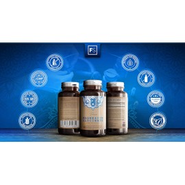 FS Magnesium Glycinate | 90 Magnesium Glycinate Supplements - 250mg Mag Bisglycinate per Serving | High Strength Capsules | Non-GMO & Allergen Free