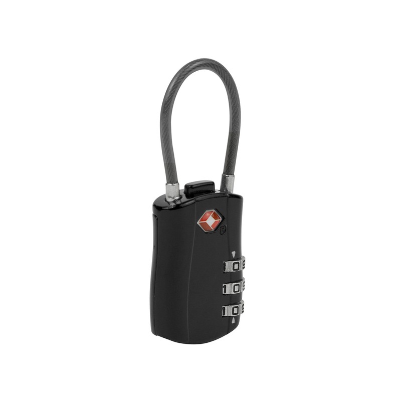 Travelon TSA Cable Lock, Black