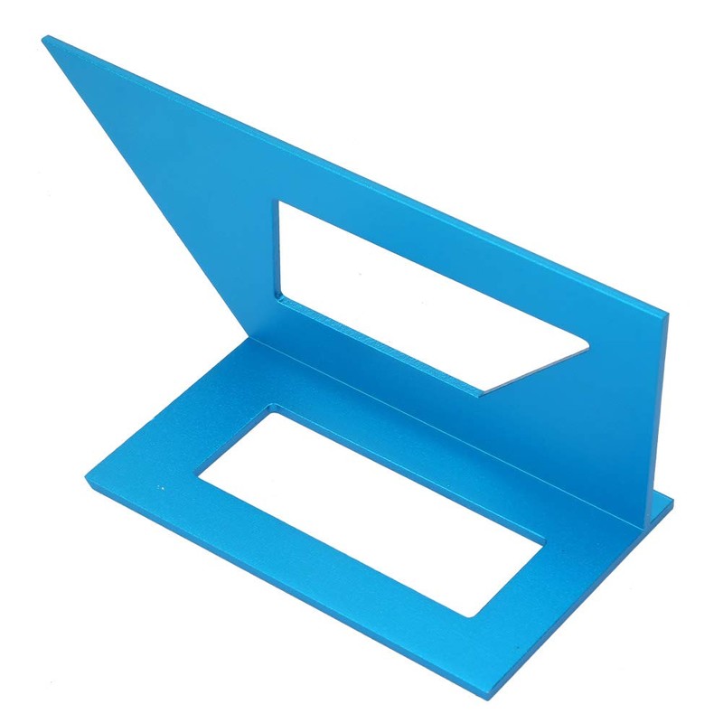 45° and 90° Aluminum Alloy Angle Ruler for Woodworking Precision