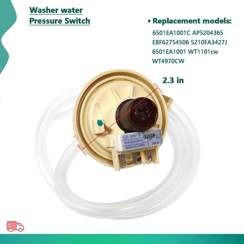 6501EA1001R OEM For LG Washer Pressure Switch Assembly Replacement 6501EA1001C