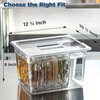 CURTA 12L Sous Vide Container Kit with Notched Lid, Divider