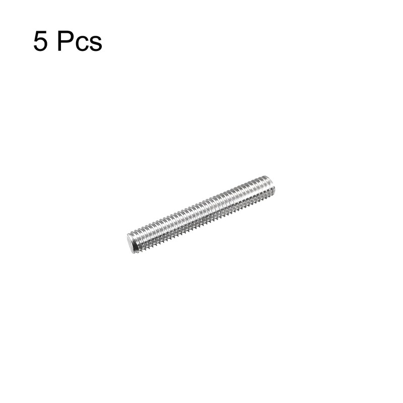 sourcing map Fully Threaded Rod M5 x 30 mm 0.8