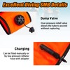Pluzluce 6FT Dive SMB Surface Marker Buoy, High Visibility Inflatable