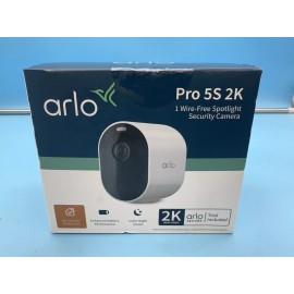 Arlo Pro 5S 2K Spotlight Camera 1 Pack Security Cameras Wireless Outdoor SEALED!