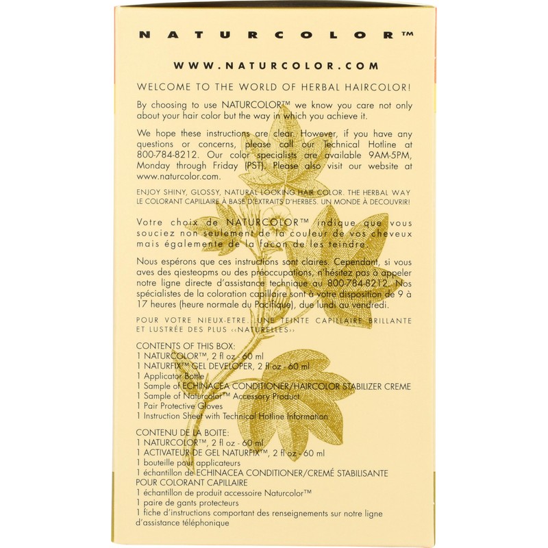 naturcolor Haircolor - Dandelion Hair Dye (7D), 4 Fl Oz