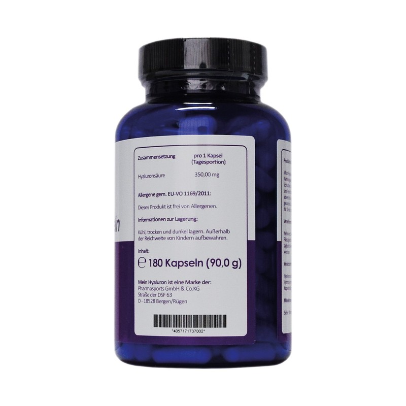 Hyaluronic Acid Capsules - High Dose with 350 mg 180