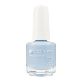 Dazzle Dry Nail Lacquer - Lotion, Please!, a light powder blue with gray undertones. Full coverage cream. (0.5 fl oz)