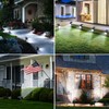MinPea Solar Spot Lights Outdoor, [27 LED/2 Pack] Adjustable Solar