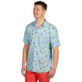 Tipsy Elves Men's Vacation Sushi Hawaiian Shirt Size Small
