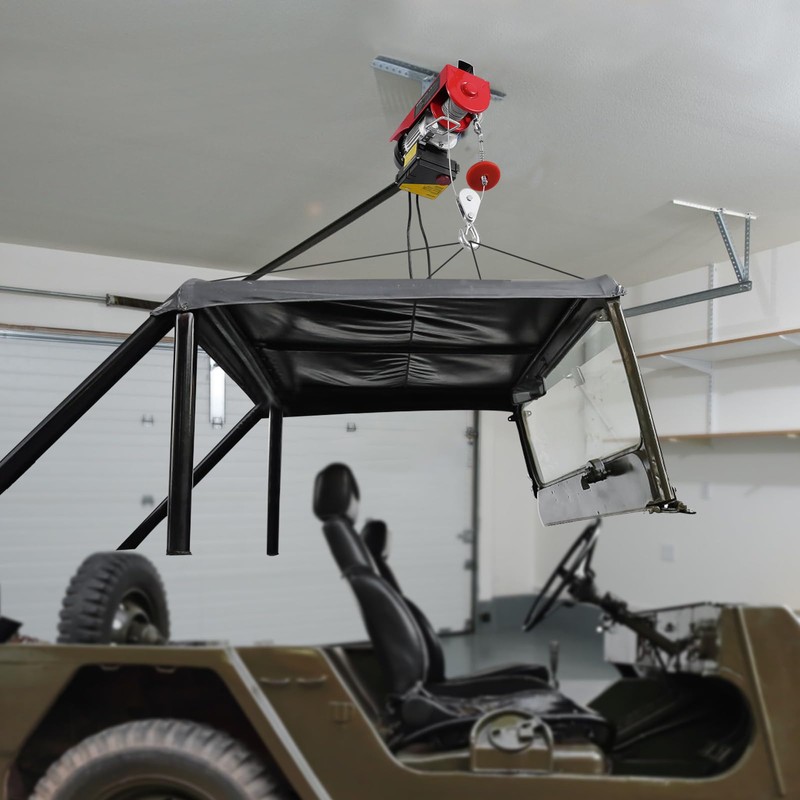 VEVOR Electric Hoist, 1320 lbs 120V Electric Winch with 328
