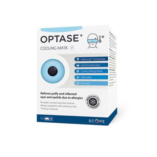 Optase Cooling Mask - Reusable Mask to Relieve Allergy Symptoms